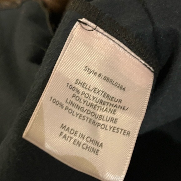 Badgley Mischka Colour Block Faux Leather Jacket - Picture 6 of 6